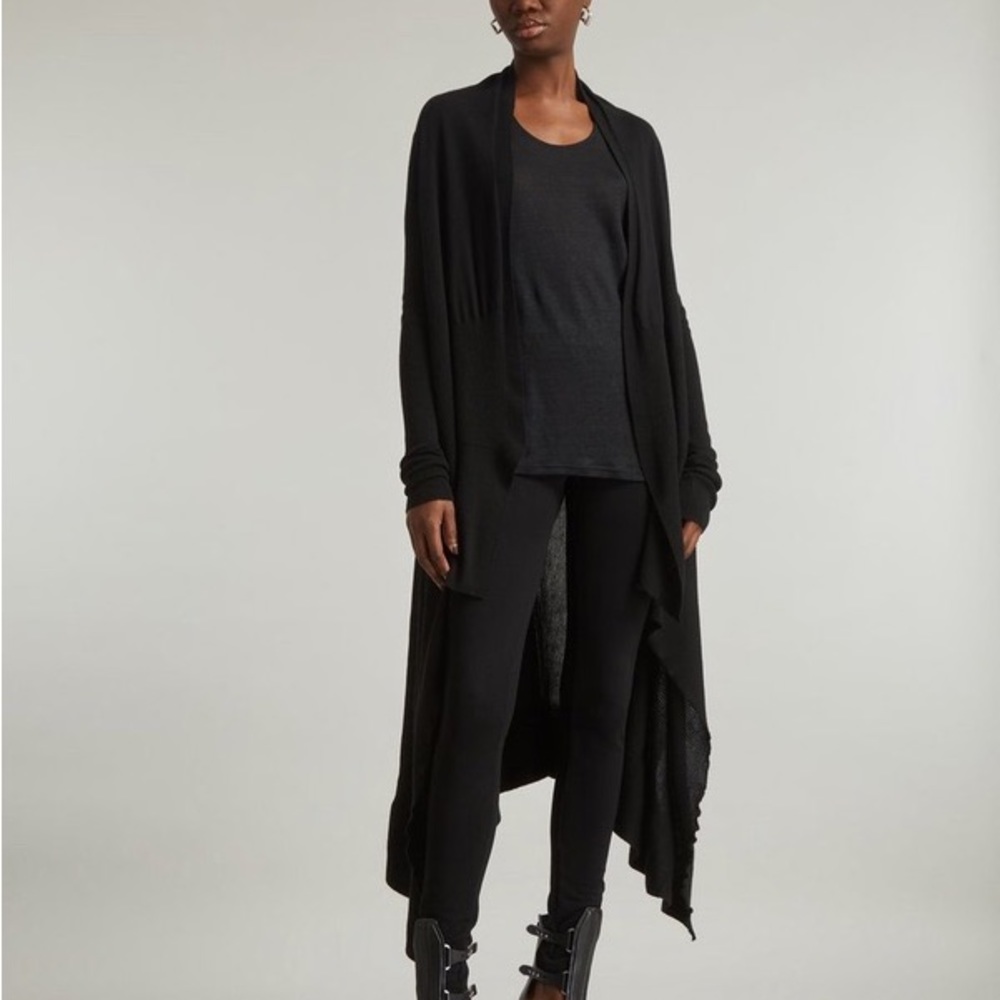 (SOLD) Rick Owens Long Wrap Cardigan